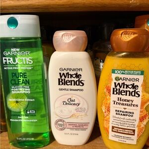 Garnier Shampoo Trio Set new
